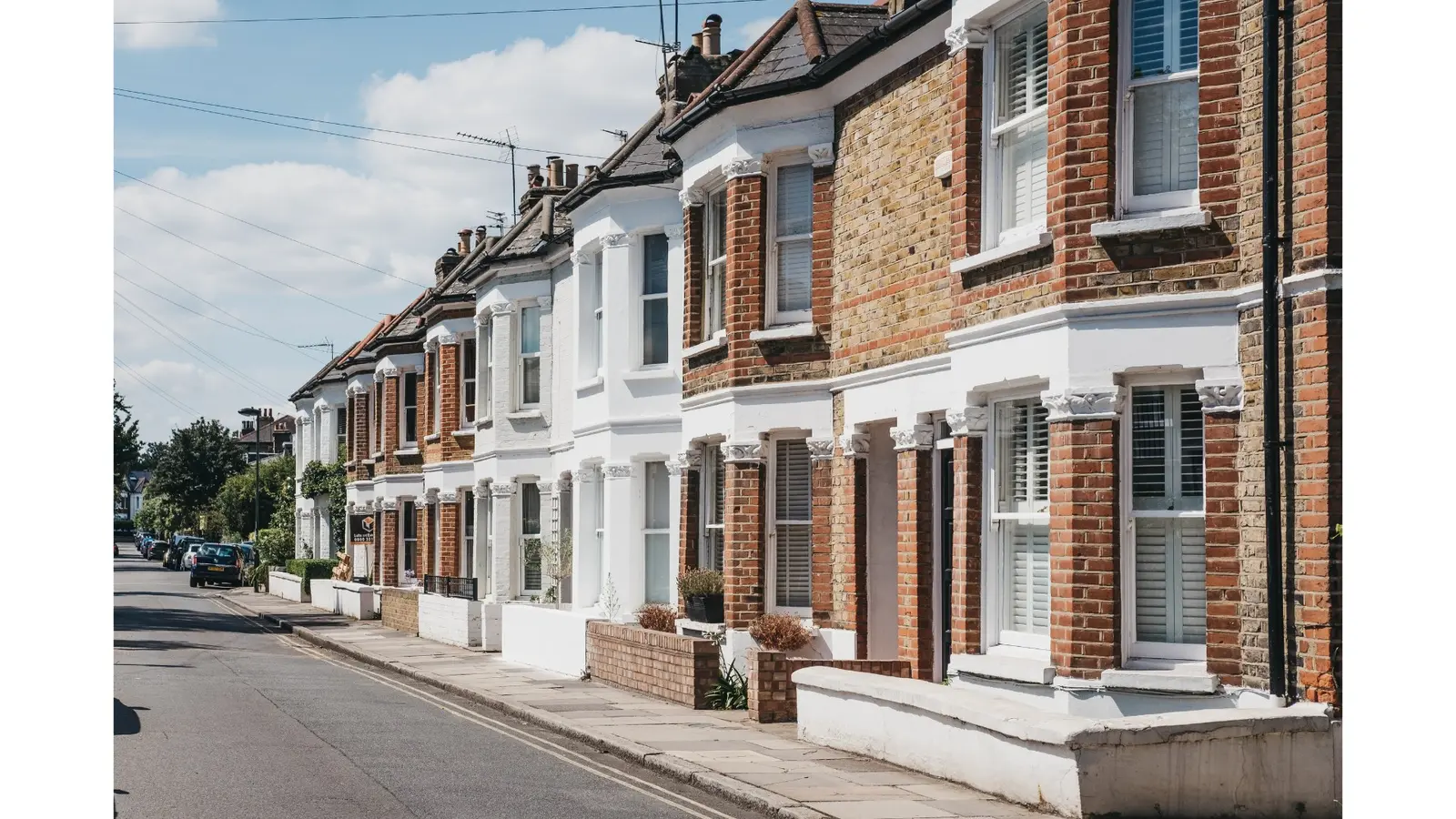 Period terraced housing in southern England